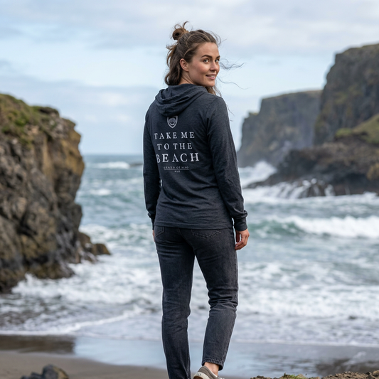 Take Me To The Beach | Hooded Long Sleeve Tee