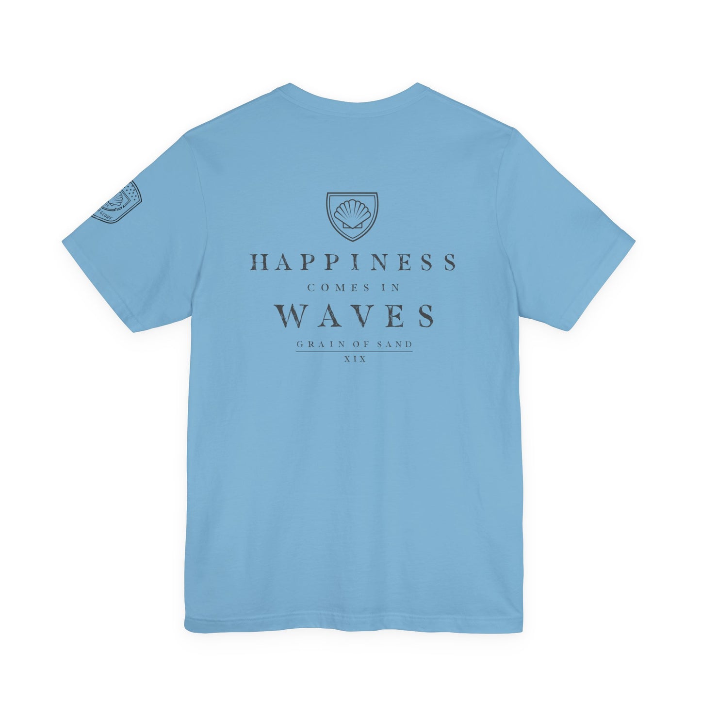 Happiness Comes in Waves | Coastal Beach Graphic Tee