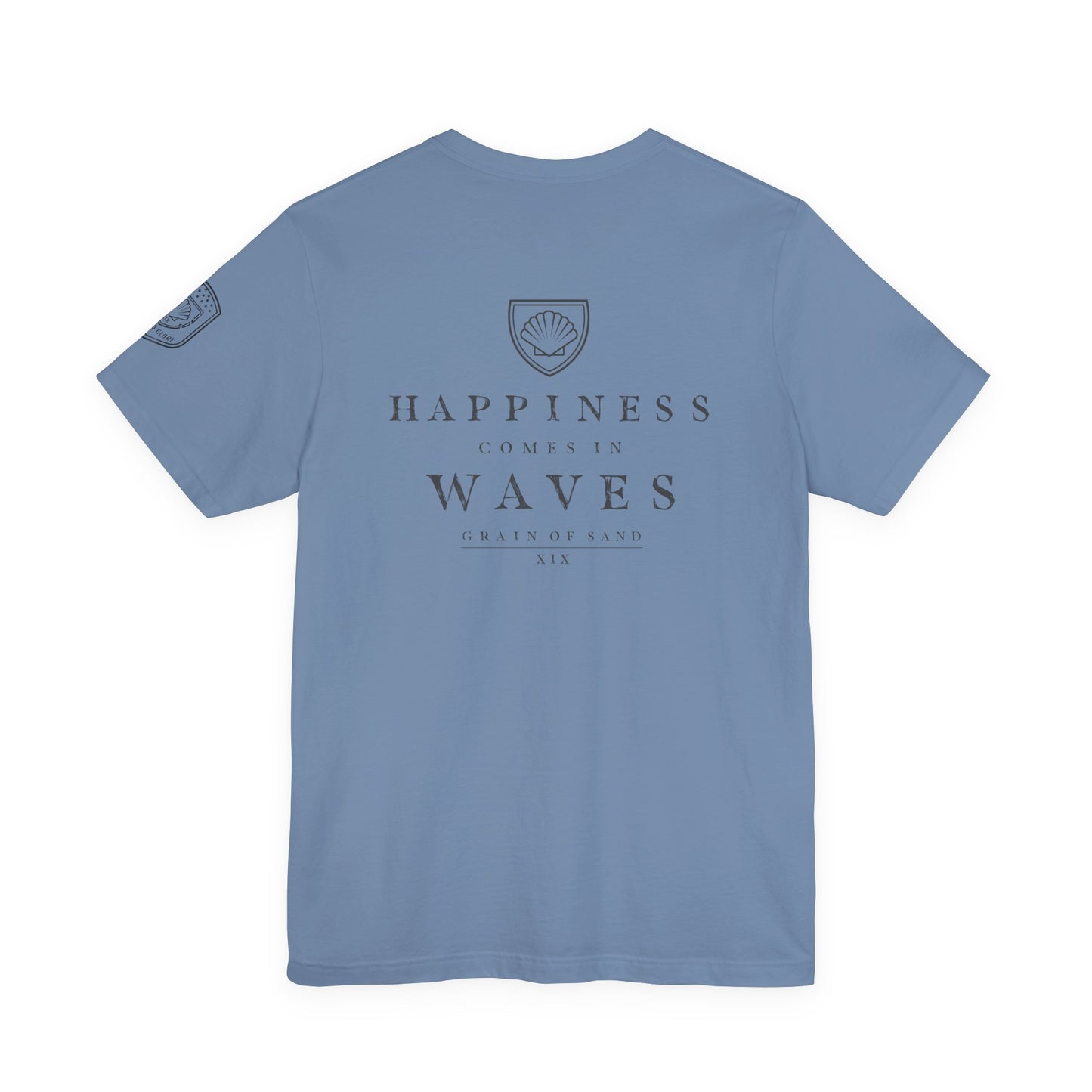 Happiness Comes in Waves | Coastal Beach Graphic Tee
